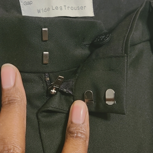 GAP Black Wide Leg Pants - Picture 7 of 16